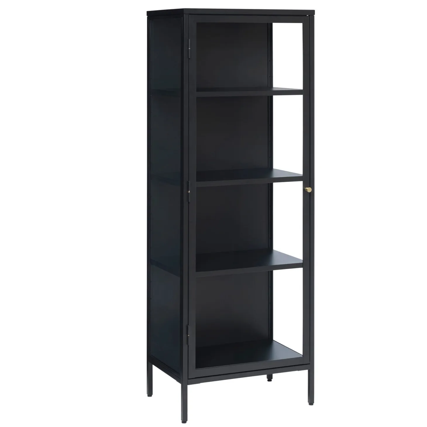 Milano Skåp 160 cm svart Glas