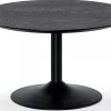 Miles Soffbord Runt 80 cm Svart Ask / Svart
