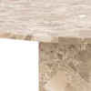 Miramas Matbord Rund 130 cm Lattebrun