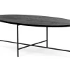 Monza Soffbord 140cm Ellips Svart