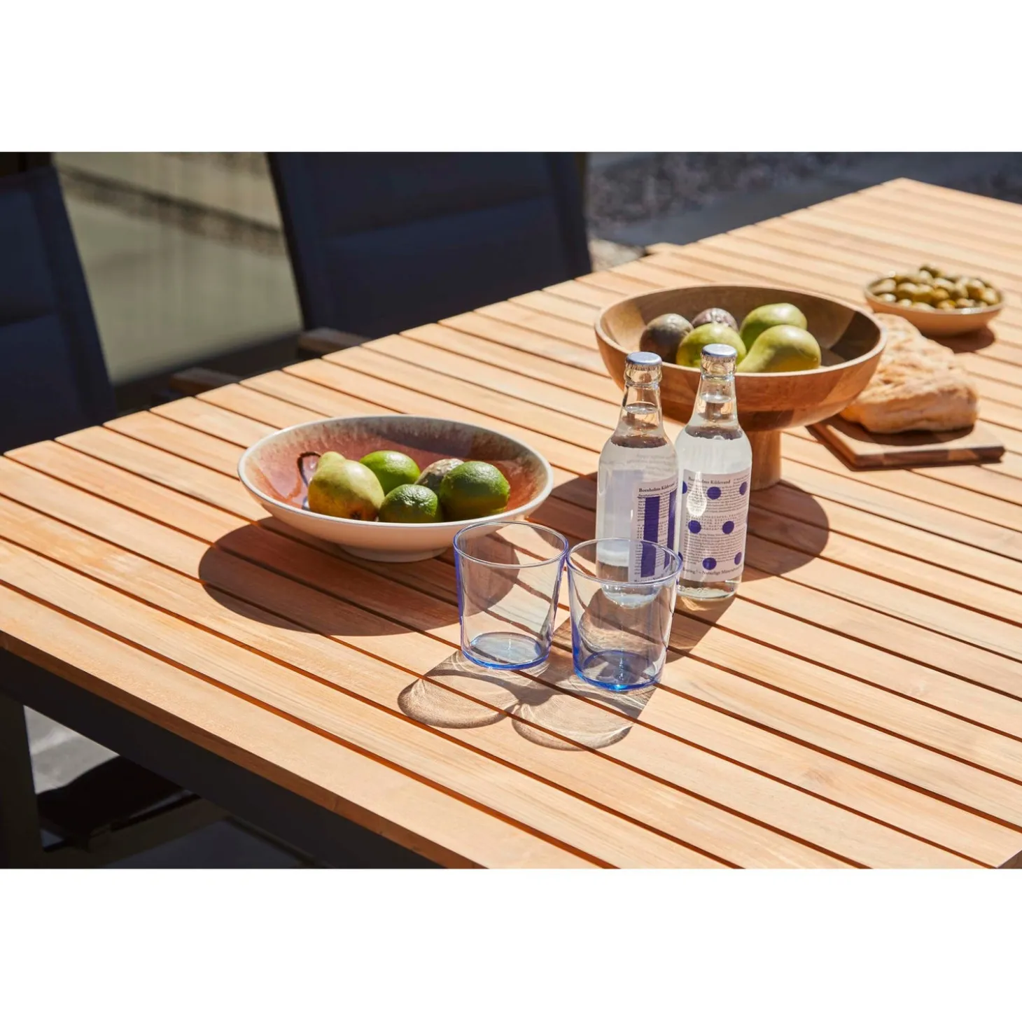Mood Classic Trädgårdsbord i Teak/Antracit Aluminium 167x100 cm