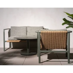 Motty 2-sits Soffa 140x76 cm Nordic Green/Teddy Verde
