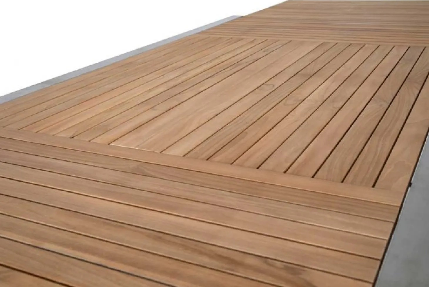 Naos Matbord 220-320 cm Rostfritt / Teak