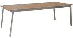 Naos Matbord 220-320 cm Rostfritt / Teak