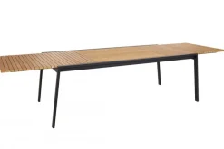 Naos Matgrupp 100x220-320 cm ink Delia Karmstolar Svart/Teak