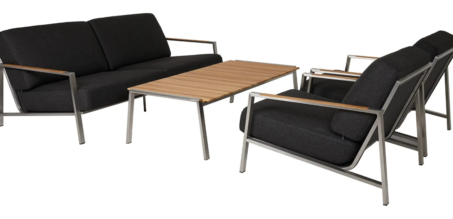 Naos Soffgrupp Rostfritt/Teak