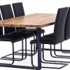 Narvik Matbord Ek/Svart 210cm