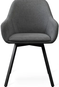 Navo Stol Snurr Mörkgrå