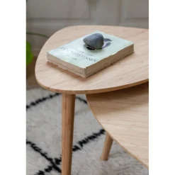 Noble 2-set Stor/Liten Satsbord Bambu