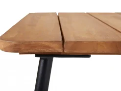 Nolli Matbord 225x90 cm Svart/Teak