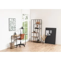 Notting Hill Bokhylla Asymmetrisk 185x77x35 cm Ek