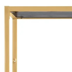 Notting Hill Bokhylla Asymmetrisk 185x77x35 cm Mässing