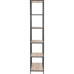 Notting Hill Bokhylla Asymmetrisk 185x77x35 cm Vitpigmenterad
