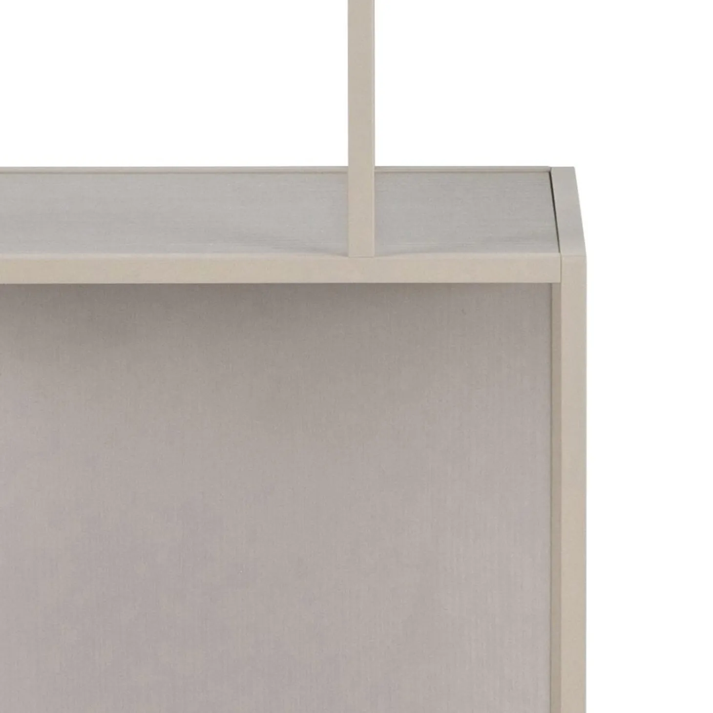Notting Hill Bokhylla med baksida 185x77x35 cm Grå