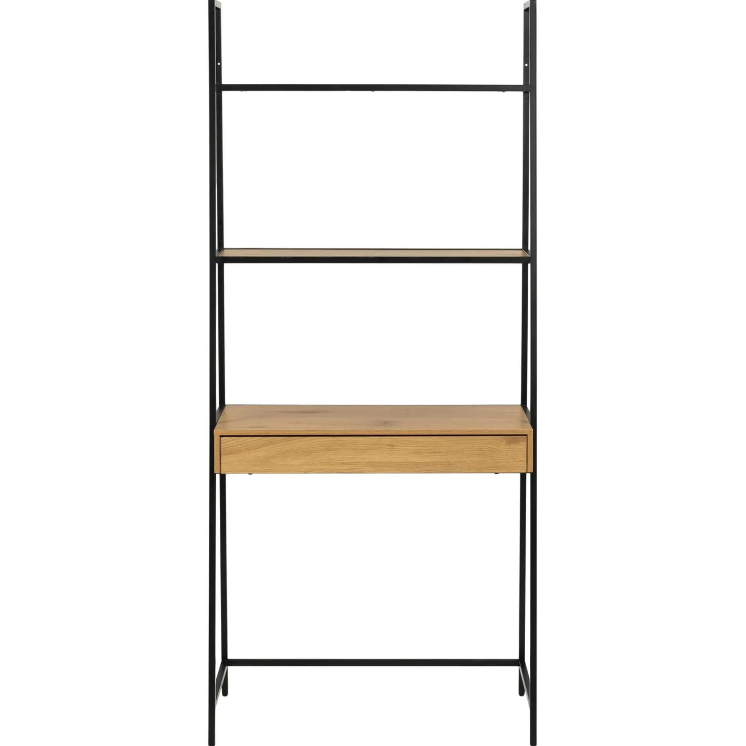 Notting Hill Bokhylla med Låda 174x77x36 cm Ek