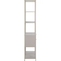 Notting Hill Bokhylla med 2 Lådor 185x77x35 cm Grå