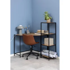 Notting Hill Bokhylla 119x35x37 cm Ek
