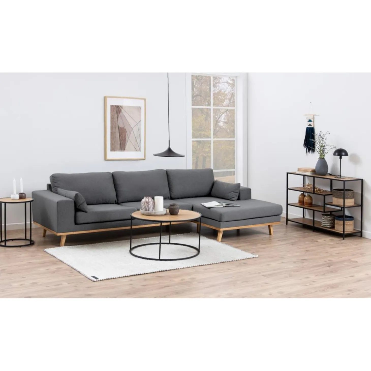 Notting Hill Bokhylla 78x114x35 cm Ek