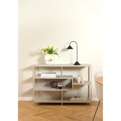Notting Hill Bokhylla 78x114x35 cm Grå