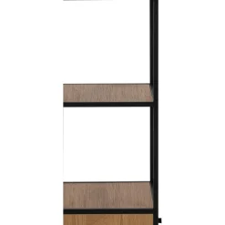 Notting Hill Bokhylla 185x42x35 cm Svart Ask