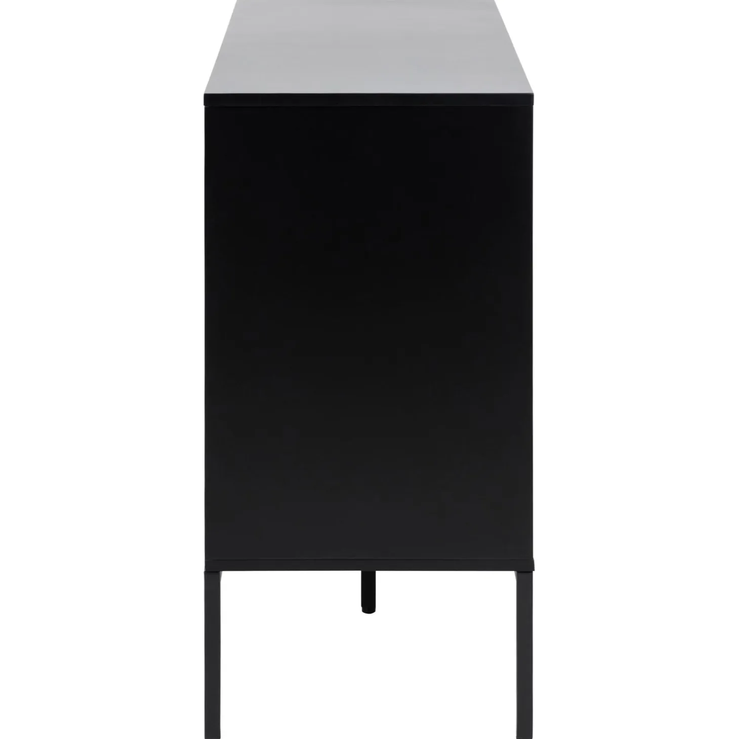 Notting Hill Sideboard 3 lådor 120x40x82 cm Svart/Ek