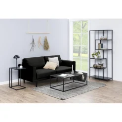 Notting Hill Sidobord 63x43x35 cm Svart Ask