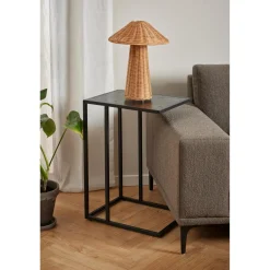 Notting Hill Sidobord 63x43x35 cm Svart Ask