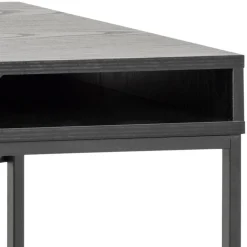 Notting Hill Skrivbord 110x45 cm Svart Ask