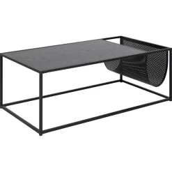 Notting Hill Soffbord 110x60 cm Svart Ask