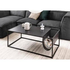 Notting Hill Soffbord 110x60 cm Svart Ask
