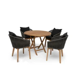 Nova Utebord Ø100 cm Brun