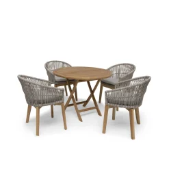 Nova Utebord Ø100 cm Brun