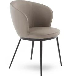 Novella Karmstol Konstläder Taupe