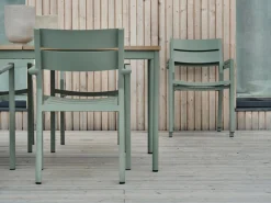 Nox Bord 240x90 cm Grön / Teak