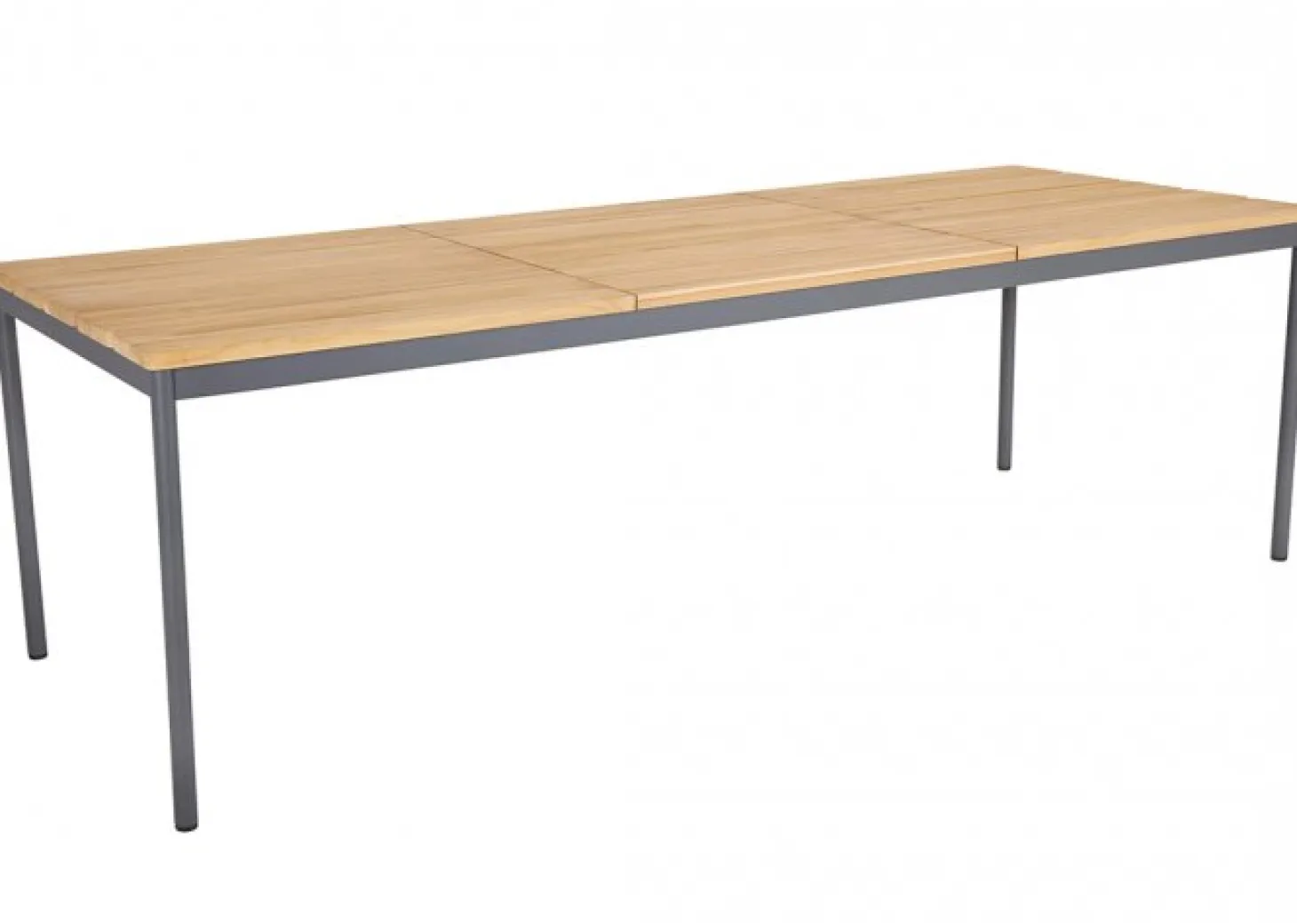 Nox Bord 240x90 cm Grå / Teak