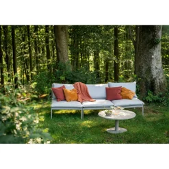 Näsby Utesoffbord Ø80 cm Sand