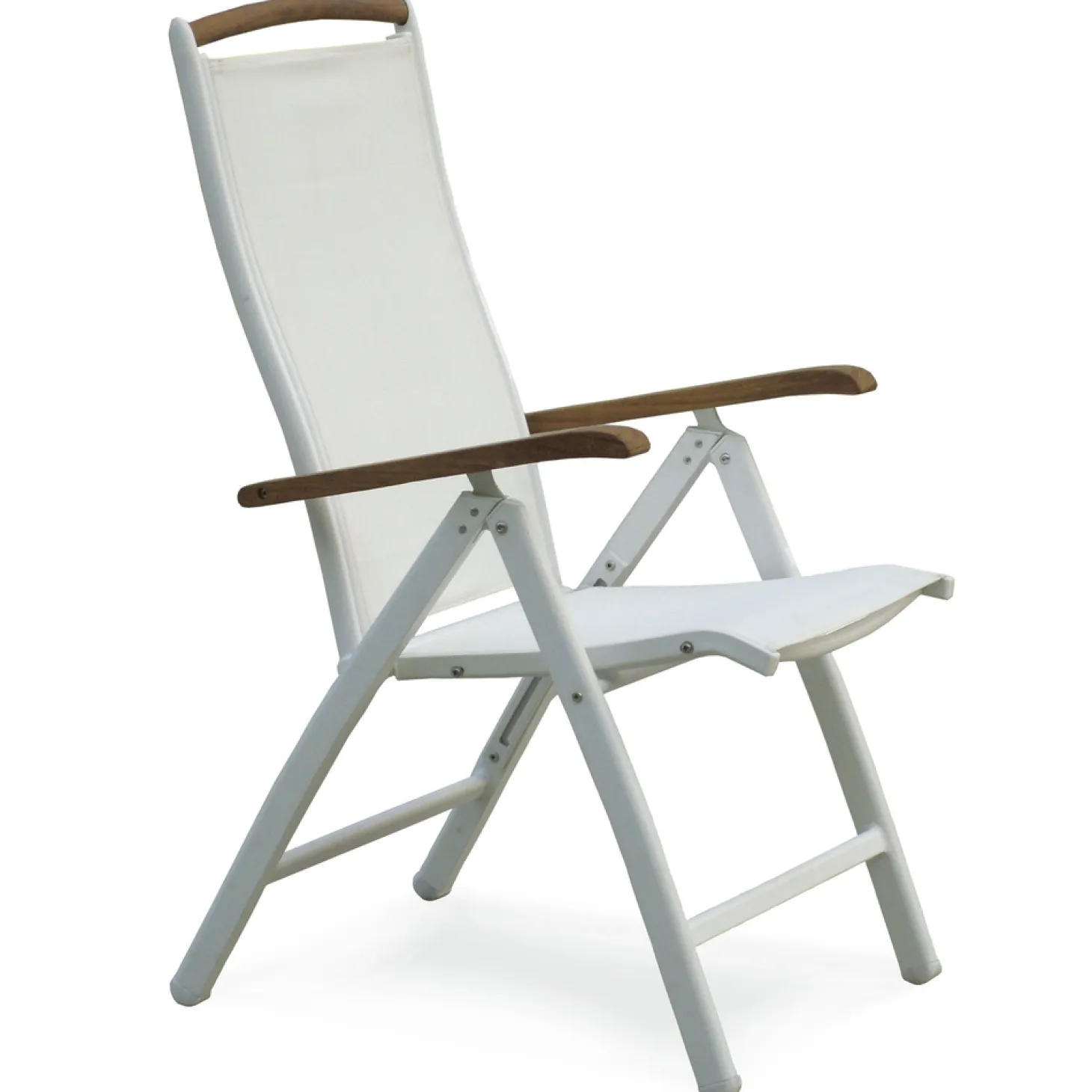 Nydala Matgrupp Vit/Teak - Bord 96x200-280 ink 6st Pos.