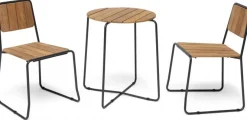 Oas Matgrupp - Bord 56 cm Rund ink 2st Stolar Teak
