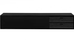 Oculus Mediabänk 176 cm Svart Ek