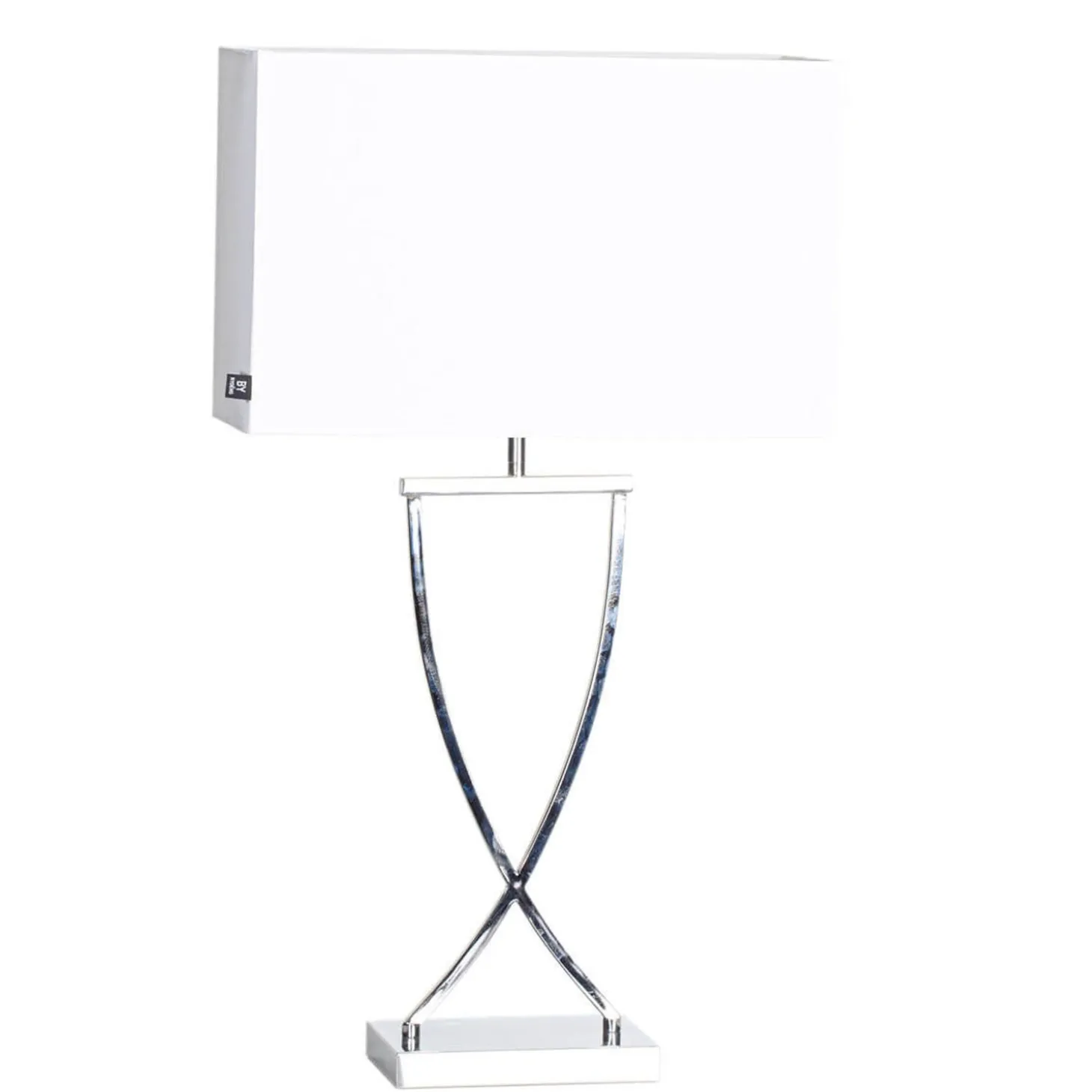 Omega Bordslampa 69 cm Krom/Vit