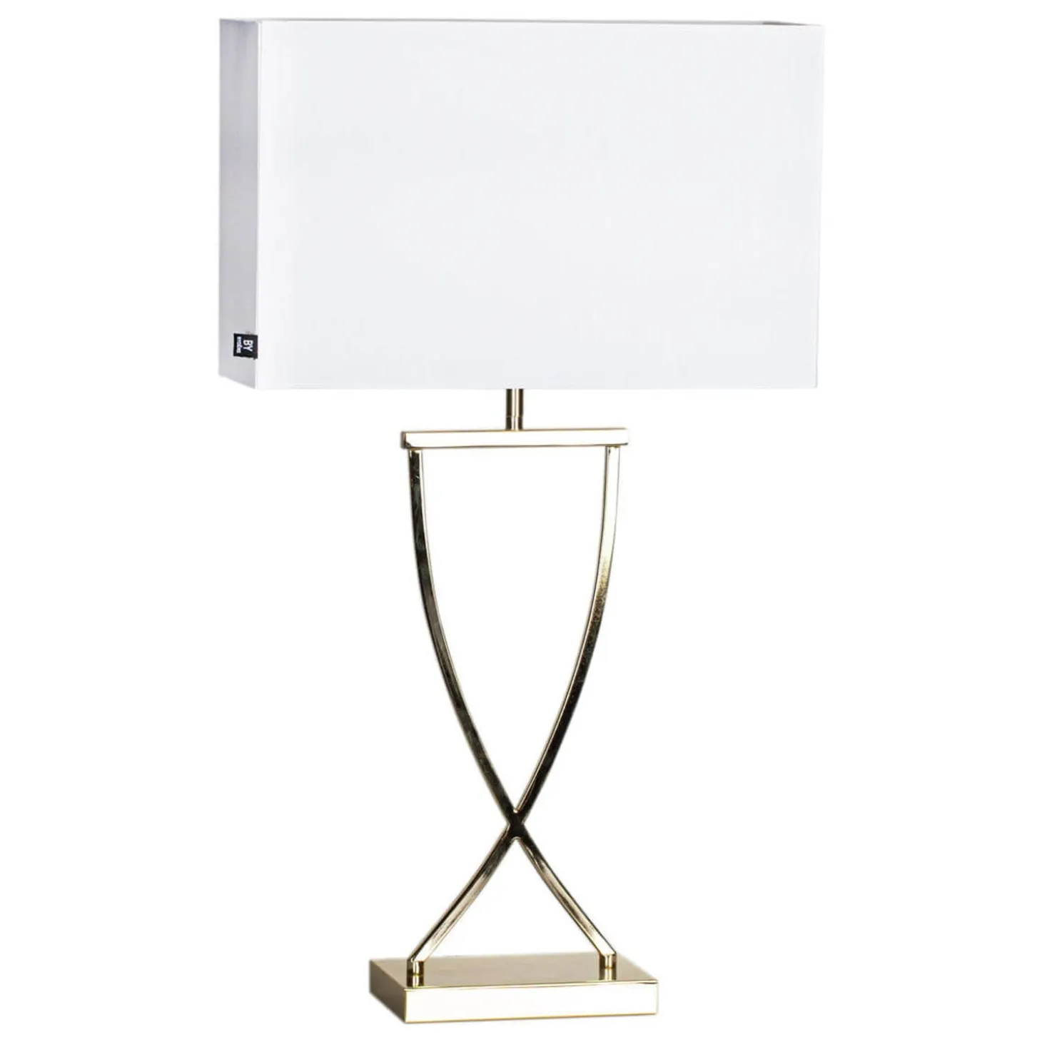 Omega Bordslampa 69 cm Mässing/Vit