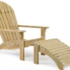Opal Däckstol Vitblästrad Teak