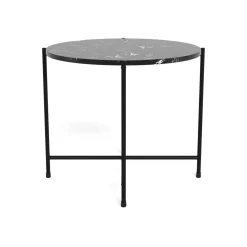 Opera Sidobord 52cm Svart Marmor