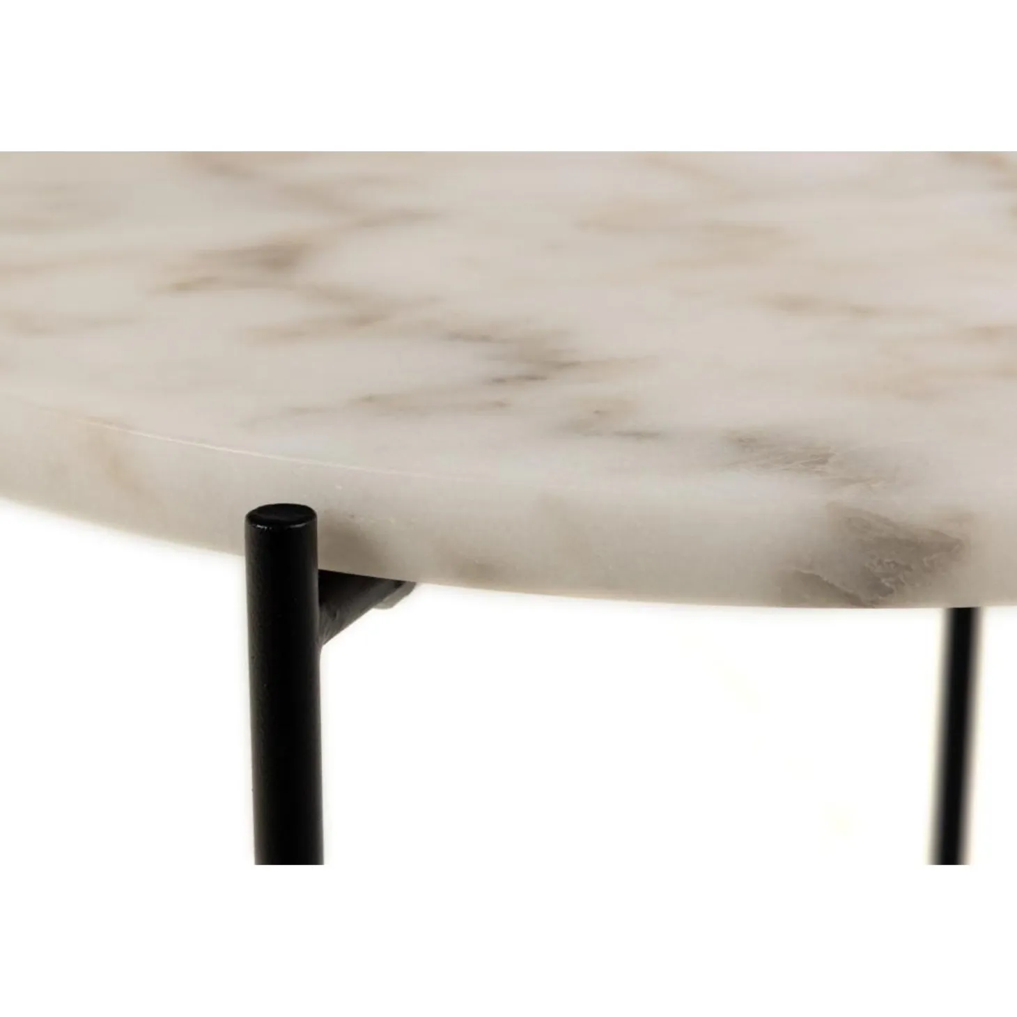 Opera Sidobord 42 cm Vit marmor