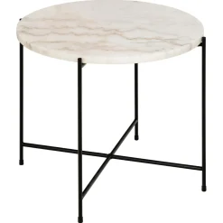 Opera Sidobord 52 cm Vit marmor