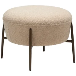 Orbit Fotpall Frosted Almond
