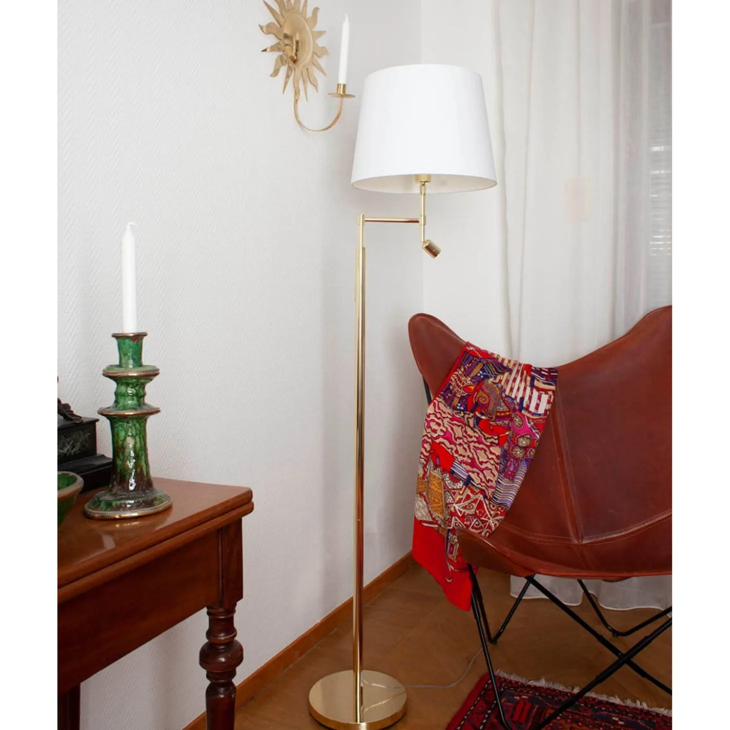 Orlando Golvlampa Mässing