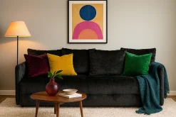 Ossian 3-sits Bäddsoffa Perfect Harmony Black