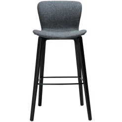 Paragon Barstol Pebble Grey Bouclé, Black 75 cm