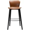 Paragon Barstol Vintage Light Brown Art.Leather, Black 75 cm